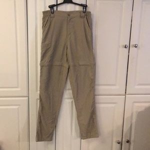 Men’s DAKOTA GRIZZLY Convertible khaki pants sz s